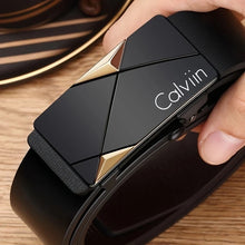Load image into Gallery viewer, Stylish Men's PU Leather Belt - Fashion Belts for Daily Life, Leisure, Party, Festival, Work, and Business Automatic Buckle