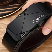 Load image into Gallery viewer, Stylish Men's PU Leather Belt - Fashion Belts for Daily Life, Leisure, Party, Festival, Work, and Business Automatic Buckle