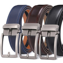 Load image into Gallery viewer, Click Belts for Men Luxury Brand Designer Automatic Buckle Real Original Genuine Leather Men's Belt Male Jeans Waist Straps
