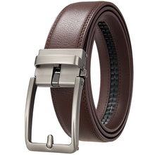 Load image into Gallery viewer, Click Belts for Men Luxury Brand Designer Fashion Automatic Buckle Genuine Leather Men's Jeans High Quality Waist Male Strap