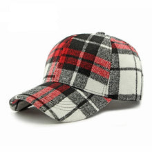 Load image into Gallery viewer, Chic British Plaid Baseball Cap for Women - Adjustable, Sun-Protective &amp; Stylish Dad Hat with Casual Fit