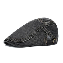 Load image into Gallery viewer, Japanese-Style Denim Newsboy Cap for Men Fashion Retro Hat Versatile Korean-Style Beret Casual Newsboy Cap for Women Trendy