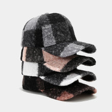 Load image into Gallery viewer, New Autumn and Winter Classic Plaid Patchwork Versatile Baseball Cap Retro British Thickened Unisex Warm Peaked Cap