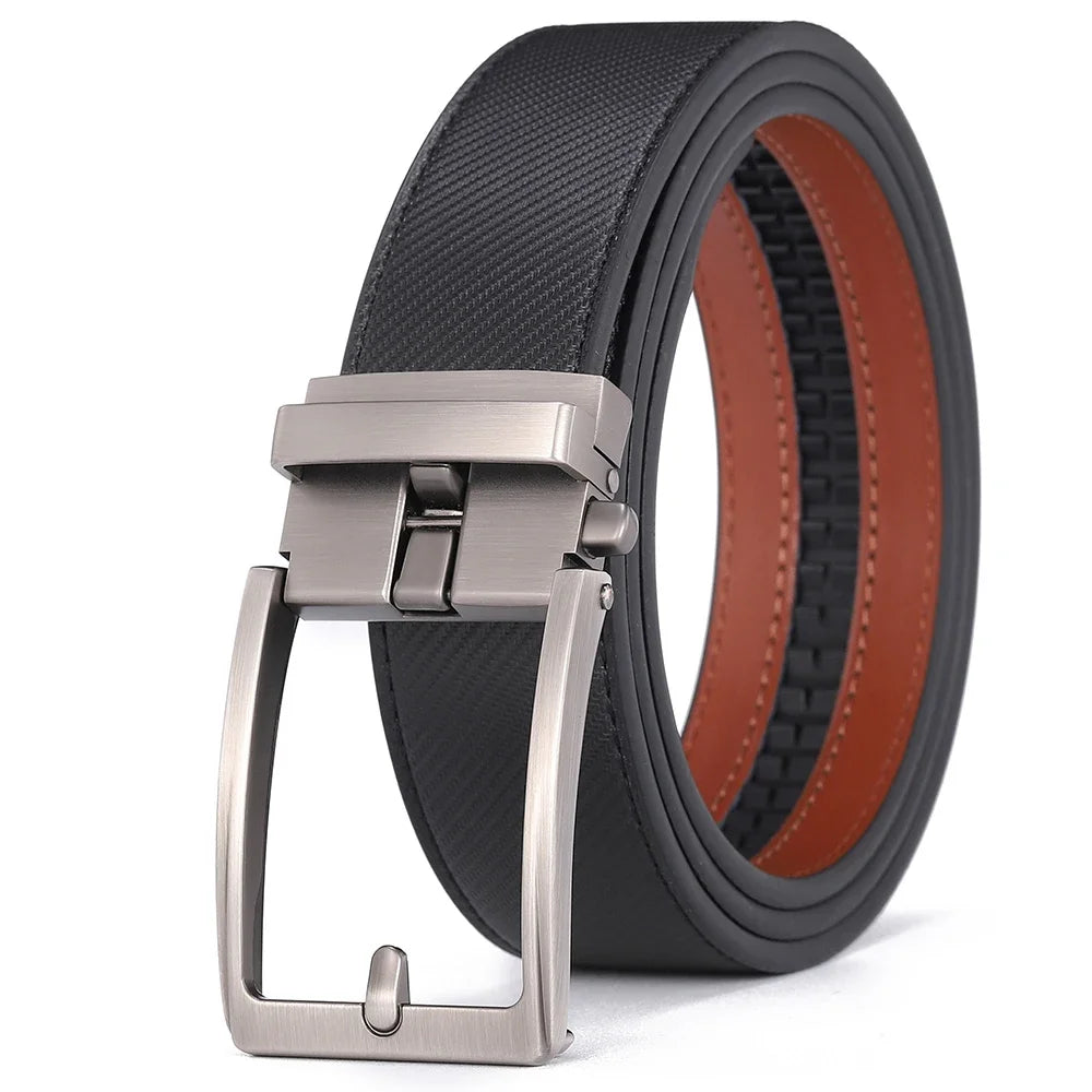 Click Belts for Men Luxury Brand Designer Automatic Buckle Real Origin ...