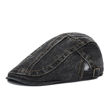 Load image into Gallery viewer, Japanese-Style Denim Newsboy Cap for Men Fashion Retro Hat Versatile Korean-Style Beret Casual Newsboy Cap for Women Trendy