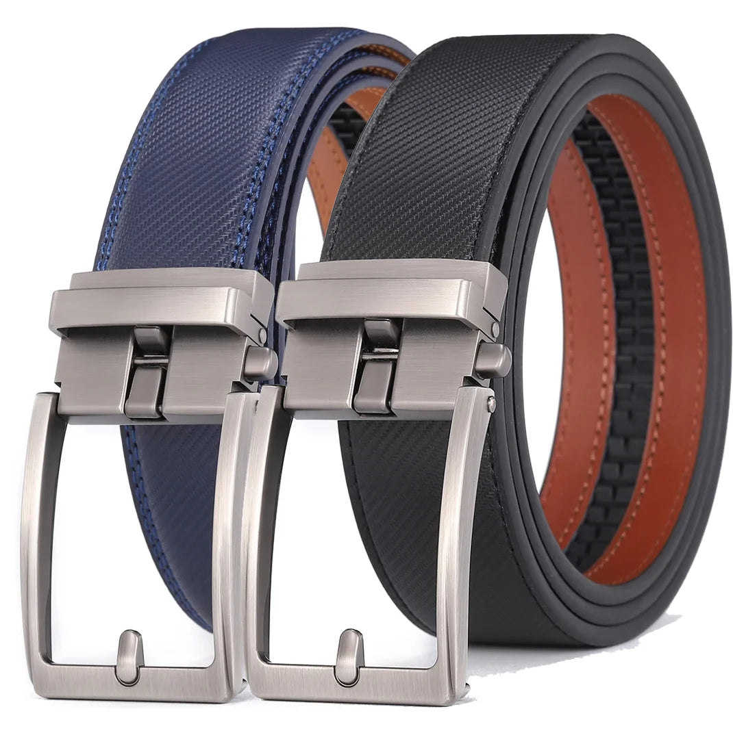 Click Belts for Men Luxury Brand Designer Automatic Buckle Real Origin ...