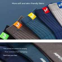 Load image into Gallery viewer, 5 Pairs Men's Socks Mid-Calf Socks Warm Socks Long Sweat-Absorbing Breathable Socks Trendy Versatile Fall And Winter Sports Sock
